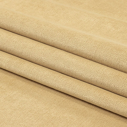 Micro Polyester Chenille - Sand - British Imported Folded