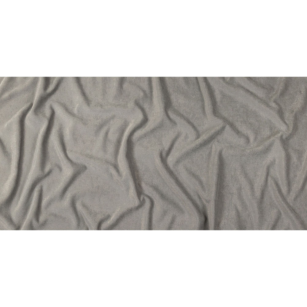 Micro Polyester Chenille - Silver - British Imported Full