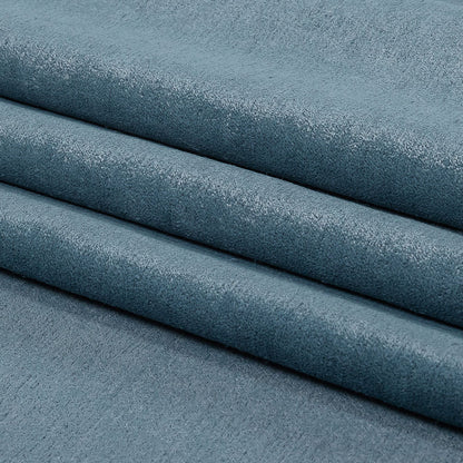 Micro Polyester Chenille - Sky - British Imported Folded