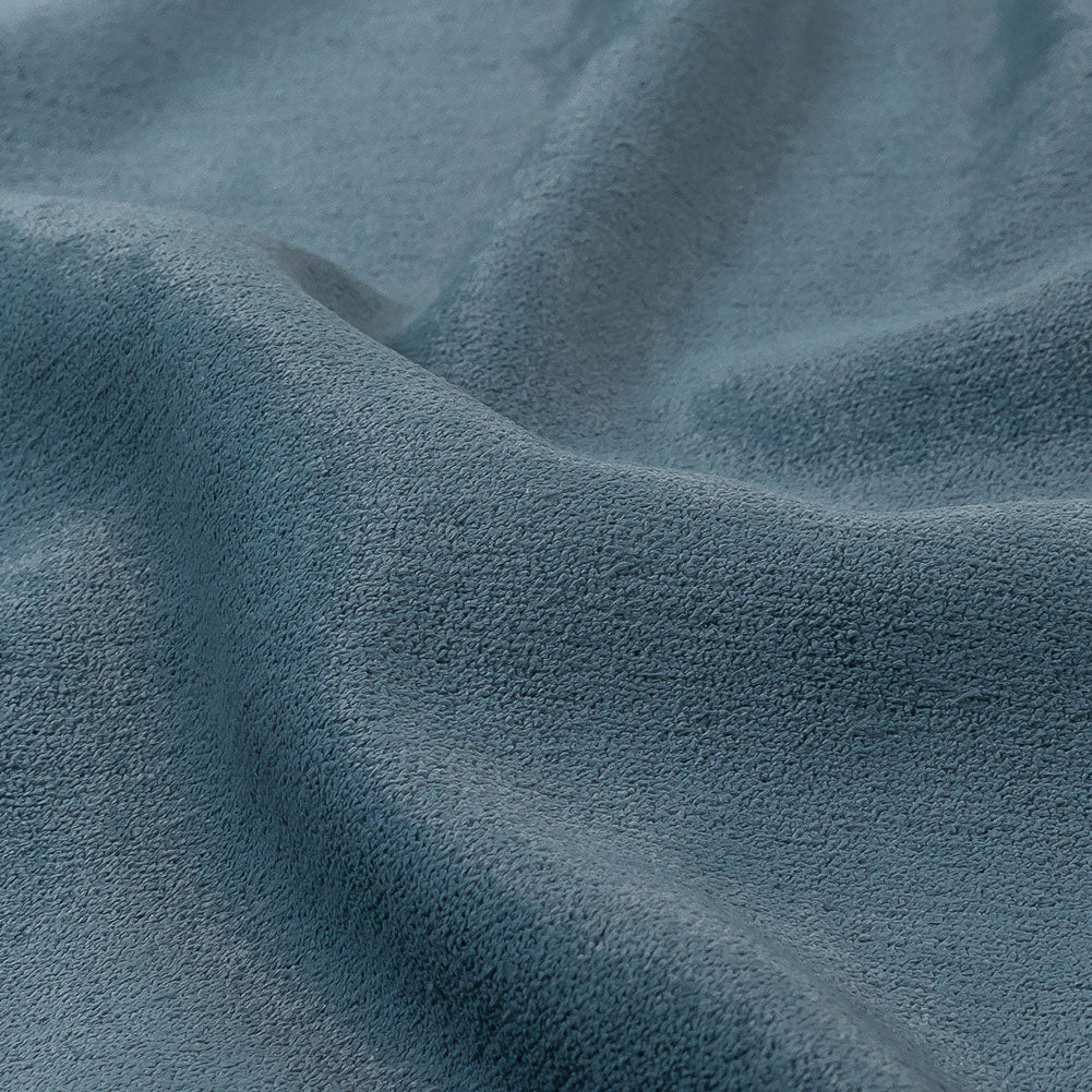 Micro Polyester Chenille - Sky - British Imported Detail