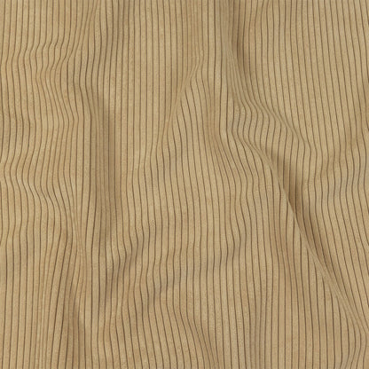 Plush Ribbed Velvet - Nougat - British Imported