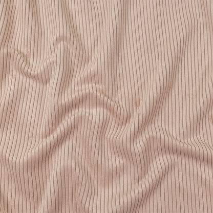 Plush Ribbed Velvet - Shell - British Imported