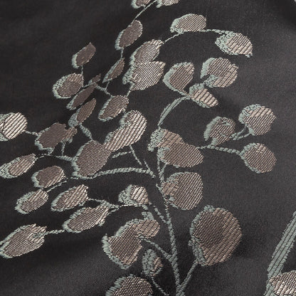 Drapery Jacquard - Ink Prairie Willow Trails - British Imported Detail