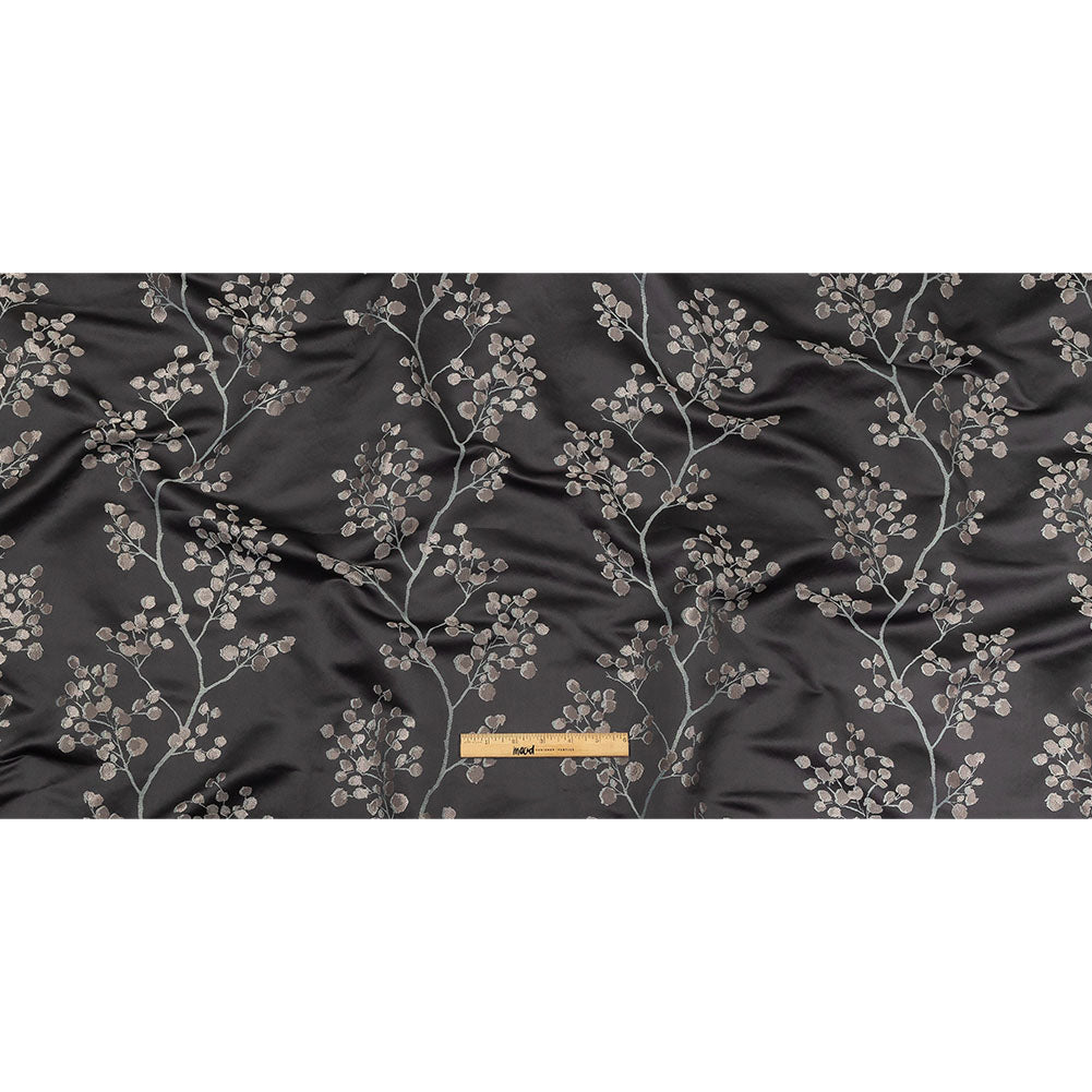 Drapery Jacquard - Ink Prairie Willow Trails - British Imported Full