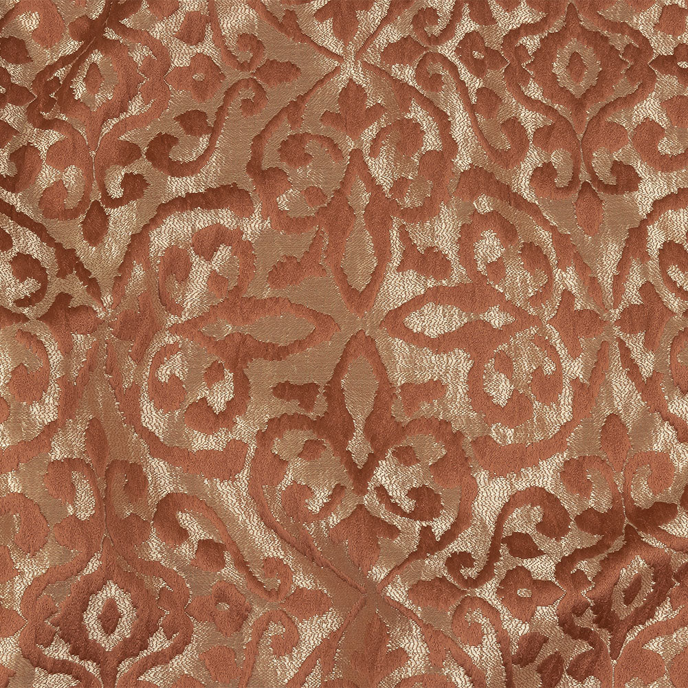 Drapery Jacquard - Clay Damask - British Imported