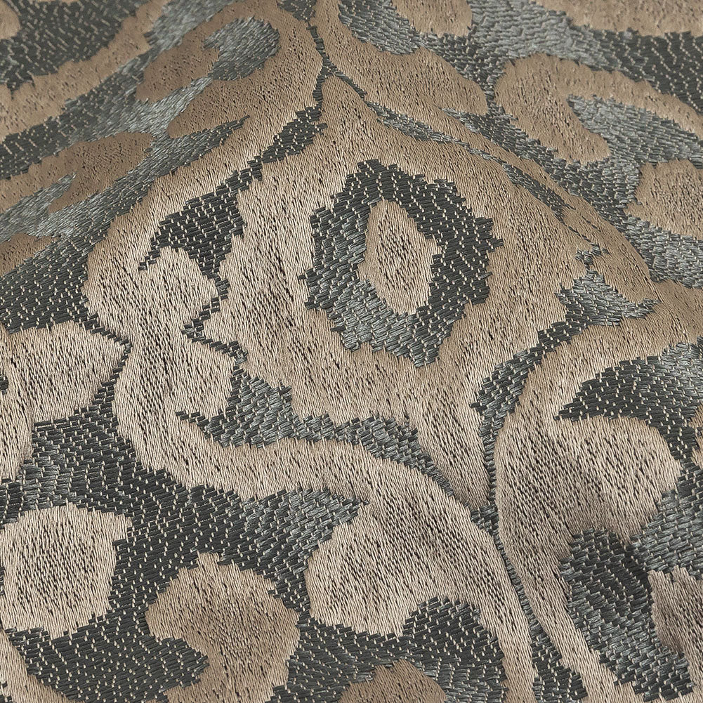 Drapery Jacquard - Denim Damask - British Imported Detail