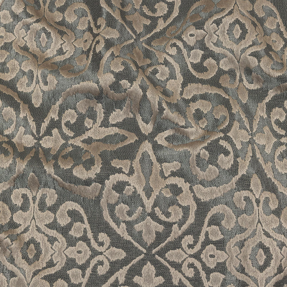 Drapery Jacquard - Denim Damask - British Imported