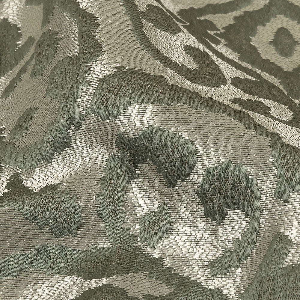 Drapery Jacquard - Sage Damask - British Imported Detail