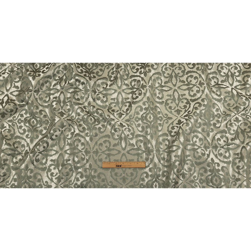 Drapery Jacquard - Sage Damask - British Imported Full