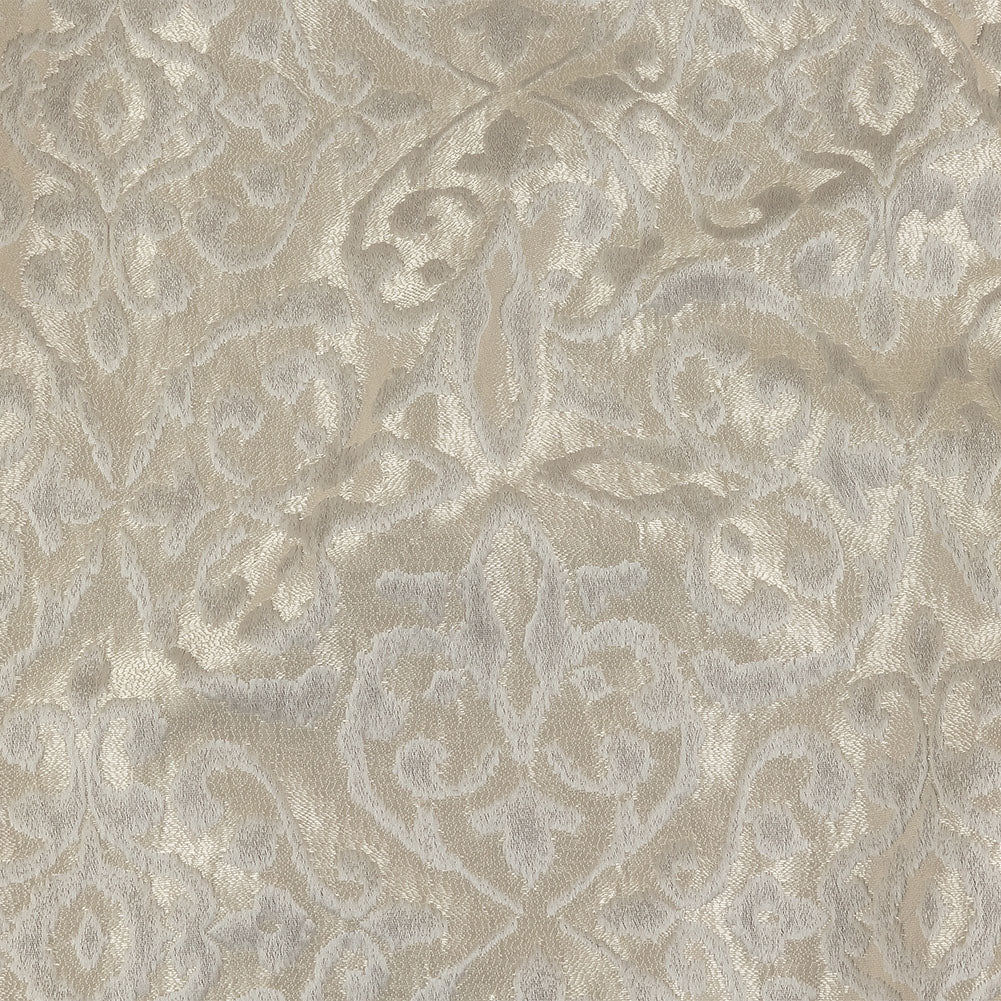 Drapery Jacquard - Silver Damask - British Imported