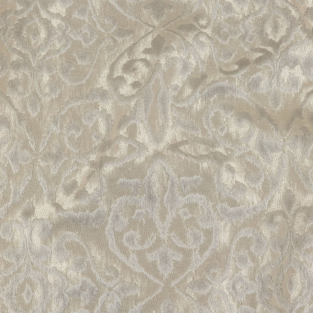 Drapery Jacquard - Silver Damask - British Imported