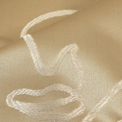 Drapery Jacquard - Champagne Face to Face - British Imported Detail