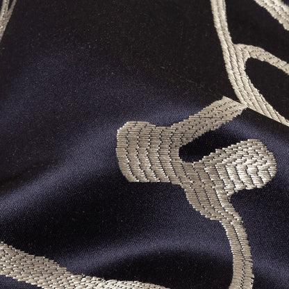 Drapery Jacquard - Sapphire Face to Face - British Imported Detail