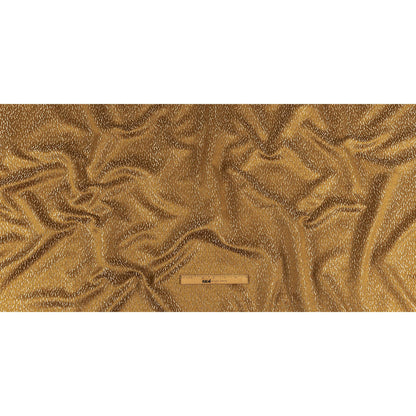 Metallic Drapery Jacquard - Bronze Digital Spots - British Imported Full