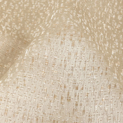 Metallic Drapery Jacquard - Oyster Digital Spots - British Imported Detail