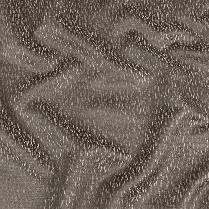 Metallic Drapery Jacquard - Putty Digital Spots - British Imported