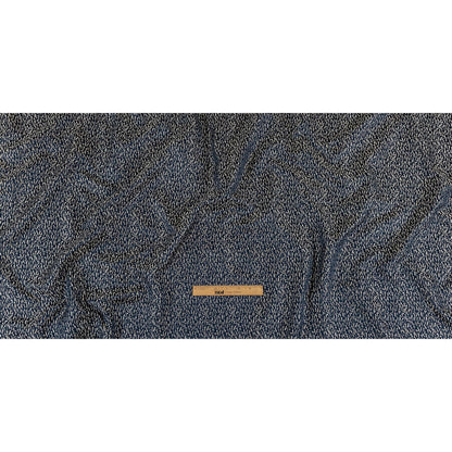 Metallic Drapery Jacquard - Sapphire Digital Spots - British Imported Full