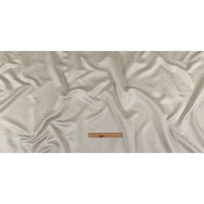 Metallic Drapery Jacquard - Silver Digital Spots - British Imported Full
