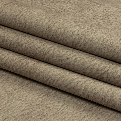 Polyester Microvelvet - Oat Abstract - British Imported Folded