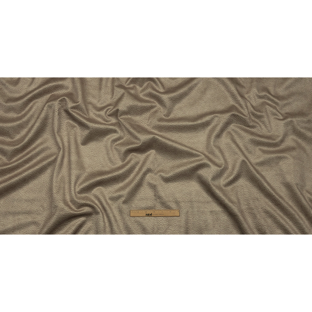Polyester Microvelvet - Oat Abstract - British Imported Full