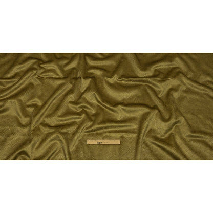 Polyester Microvelvet - Olive Abstract - British Imported Full