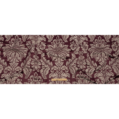 Drapery Jacquard - Berry Leafy Damask - British Imported Full