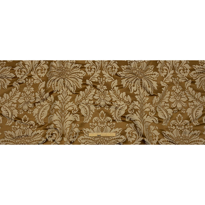 Drapery Jacquard - Bronze Leafy Damask - British Imported Full