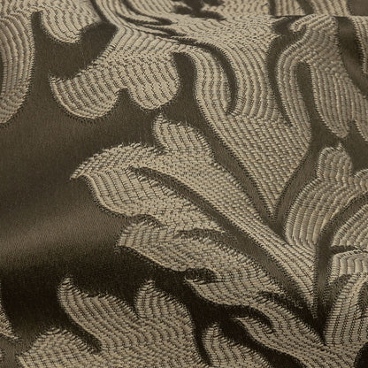 Drapery Jacquard - Fawn Leafy Damask - British Imported Detail