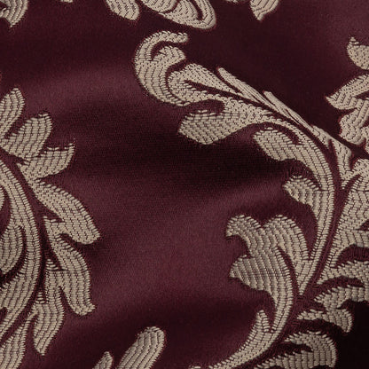 Drapery Jacquard - Berry Elegant Ferns - British Imported Detail