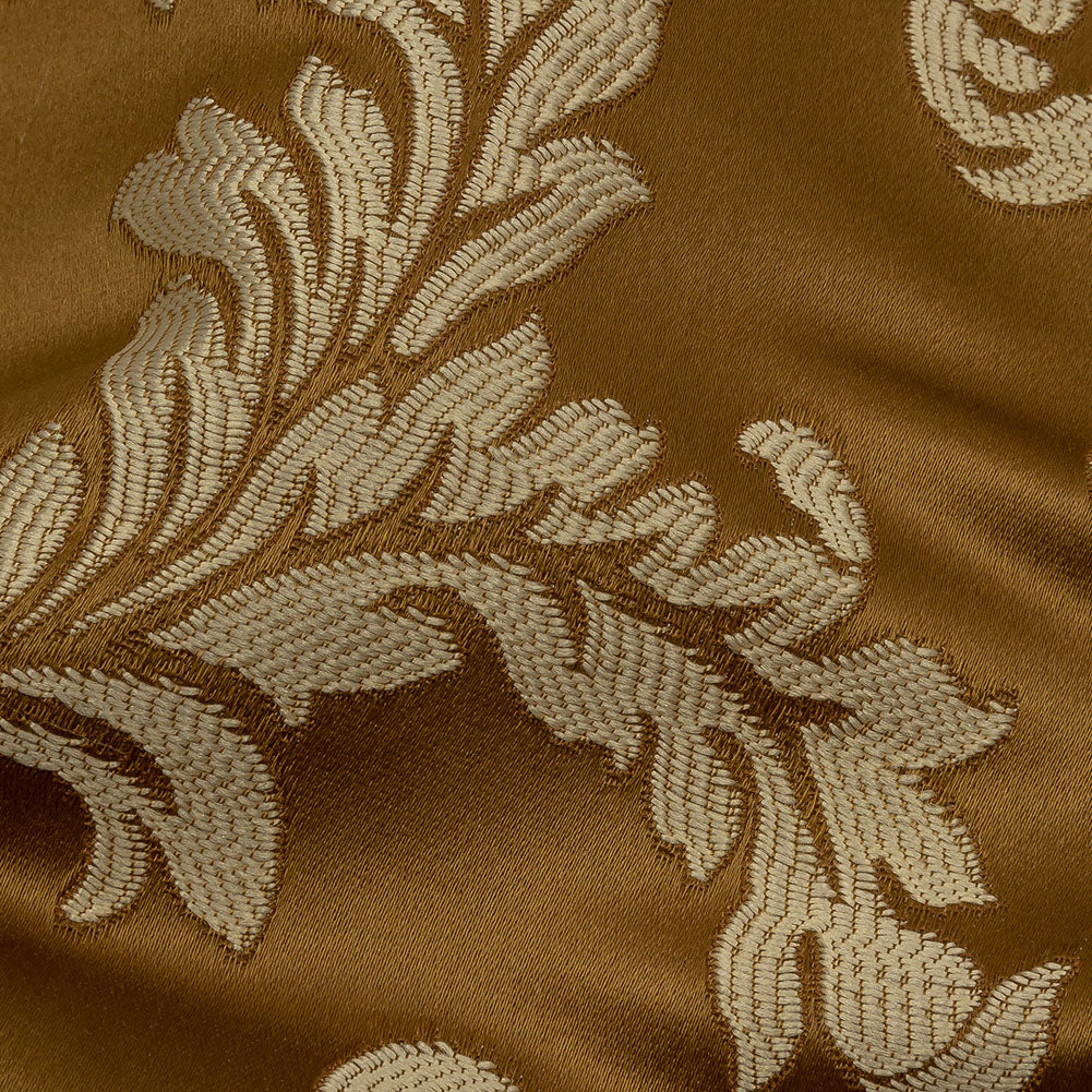 Drapery Jacquard - Bronze Elegant Ferns - British Imported Detail