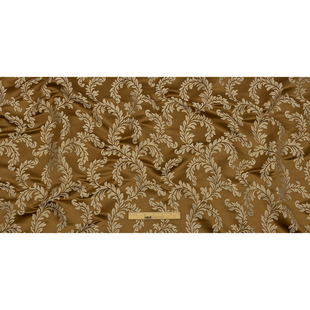 Drapery Jacquard - Bronze Elegant Ferns - British Imported Full