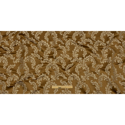 Drapery Jacquard - Bronze Elegant Ferns - British Imported Full