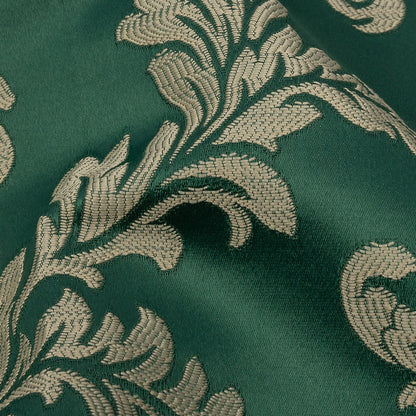 Drapery Jacquard - Emerald Elegant Ferns - British Imported Detail