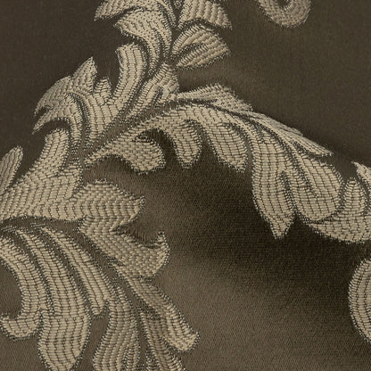 Drapery Jacquard - Fawn Elegant Ferns - British Imported Detail