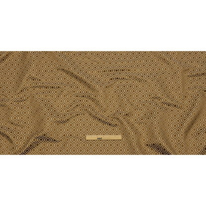 Drapery Jacquard - Bronze Simple Ogees - British Imported Full