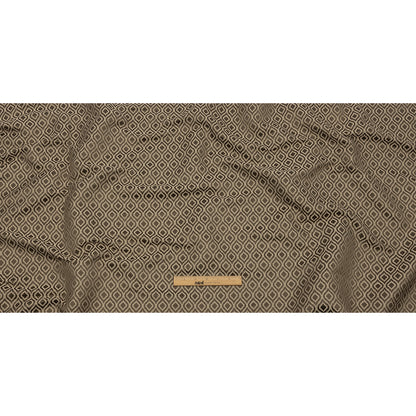 Drapery Jacquard - Fawn Simple Ogees - British Imported Full