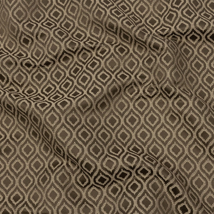 Drapery Jacquard - Fawn Simple Ogees - British Imported