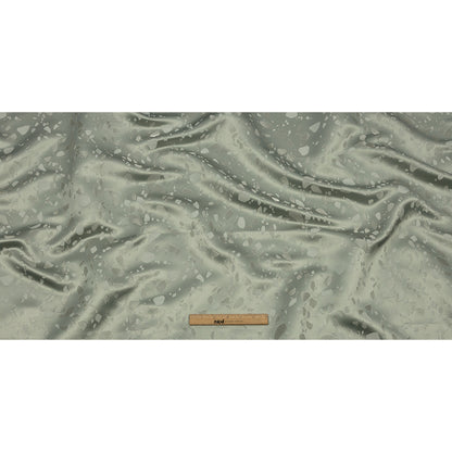 Metallic Satin-Faced Drapery Jacquard - Spa Pebbles - British Imported Full