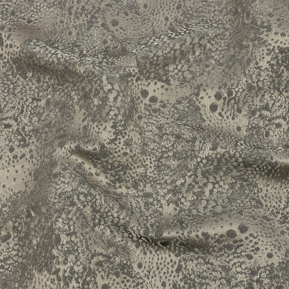 Metallic Drapery Jacquard - Fossil Pebbly Spots - British Imported