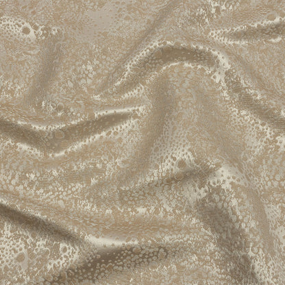 Metallic Drapery Jacquard - Sandstone Pebbly Spots - British Imported