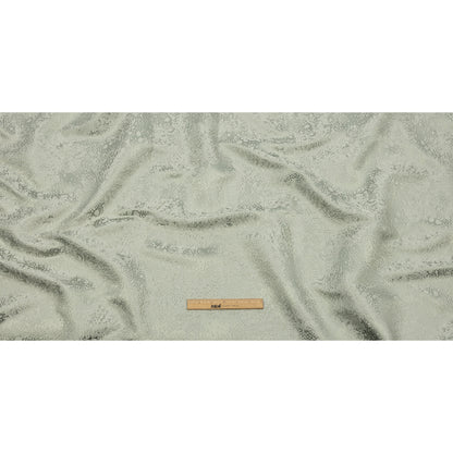 Metallic Drapery Jacquard - Spa Pebbly Spots - British Imported Full