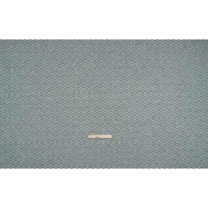 Textured Polyester and Cotton Woven - Lagoon Rectangle Checks - British Imported