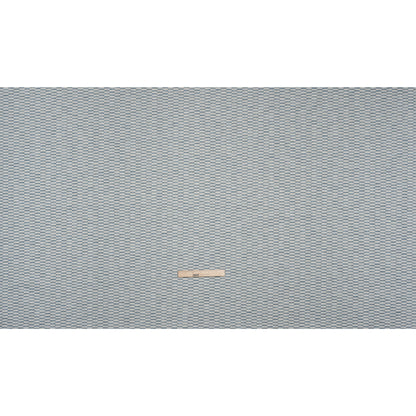 Textured Polyester and Cotton Woven - Sky Rectangle Checks - British Imported
