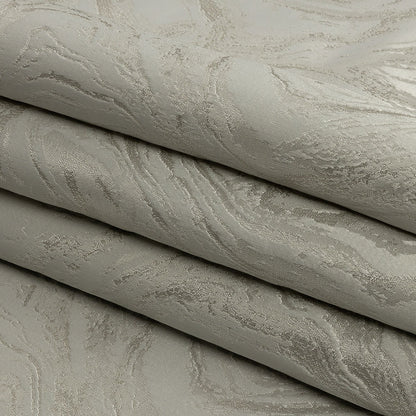 Metallic Drapery Jacquard - Glacier Metamorphic Swirls - British Imported Folded
