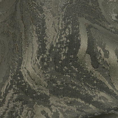 Metallic Drapery Jacquard - Mineral Metamorphic Swirls - British Imported Detail