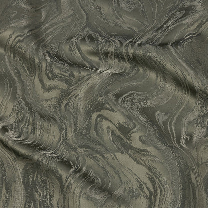 Metallic Drapery Jacquard - Mineral Metamorphic Swirls - British Imported