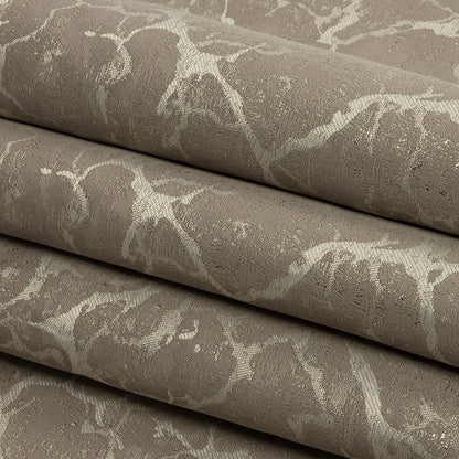 Metallic Drapery Jacquard - Stone Marble Veins - British Imported Folded