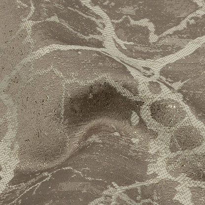Metallic Drapery Jacquard - Stone Marble Veins - British Imported Detail