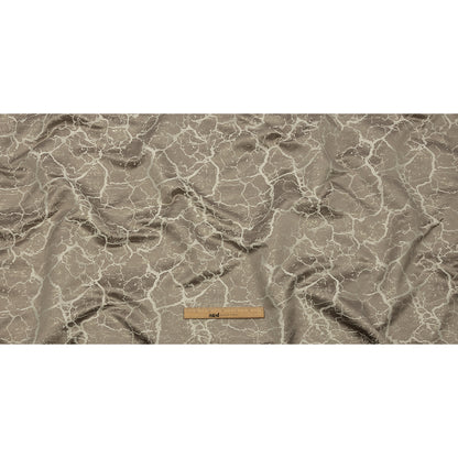 Metallic Drapery Jacquard - Stone Marble Veins - British Imported Full