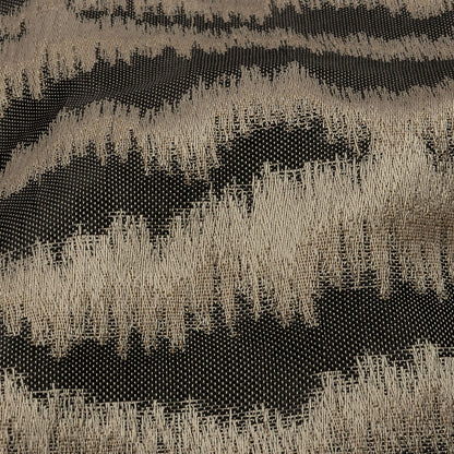 Drapery Jacquard - Fossil Abstract Stripes - British Imported Detail